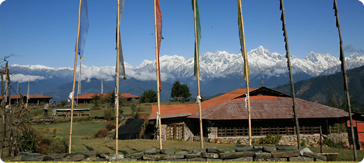 IN THE FOOT HILLS OF MT. KANCHENJUNGA