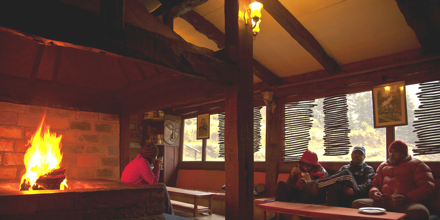 Common area at the homestead
