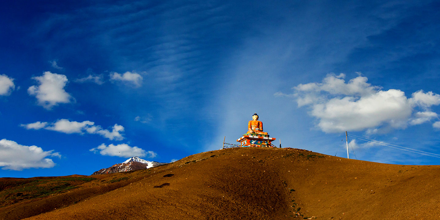 The 1000 yr old Buddha at Langza