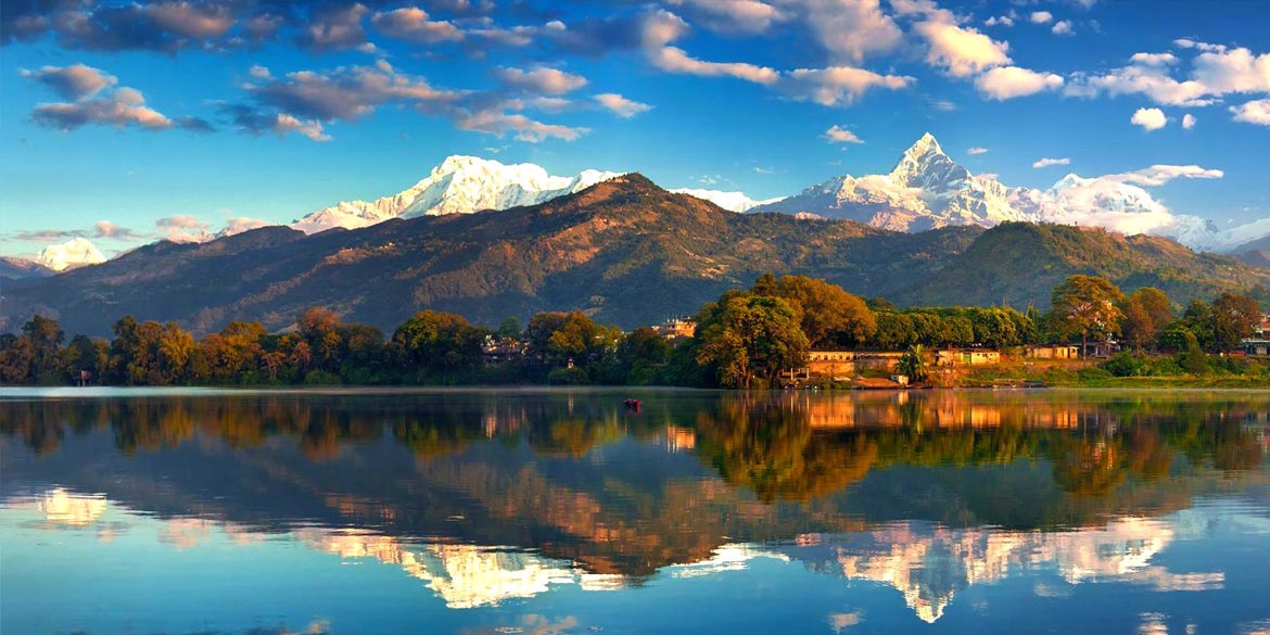 KATHMANDU – POKHARA (1400 M) 210 km / 7 - 8 hrs OR 30 min flight